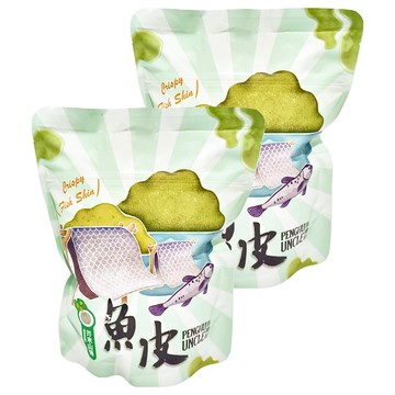 澎湖伯 芥末山葵風味魚皮  2包  70g
