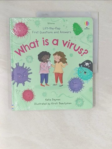【書寶二手書T1／少年童書_YVF】孩子的第一本玩知識翻翻遊戲書（病毒大解密）Lift-the-Flap First Questions and Answers What is a Virus?_Katie Daynes,Kirsti Beautyman (ILT)