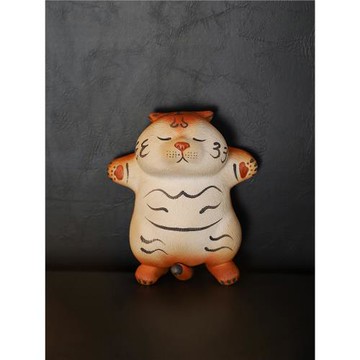 躺平虎紫砂茶寵可養趙永輝茶室禮品擺件手工創意茶具茶玩生肖虎