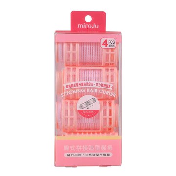 Miro.lu 韓式拼接髮捲組4入-32mm