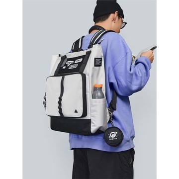 一式三用可變形可斜挎機能潮流雙肩背包男女大容量旅行17寸電腦包