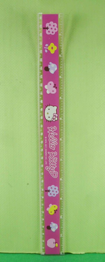 【震撼精品百貨】Hello Kitty 凱蒂貓 尺-樹圖案 震撼日式精品百貨