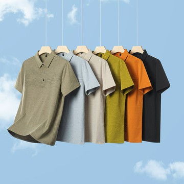 【巴黎精品】現貨+預購 夏季短袖上衣男襯衫高爾夫球衫翻領T恤休閒薄時尚-薄款男POLO衫6色a1jw9