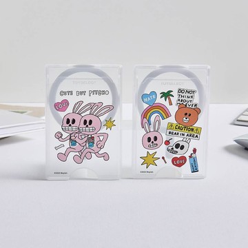 Noyisin奔跑殭屍兔MagSafe磁吸卡片夾