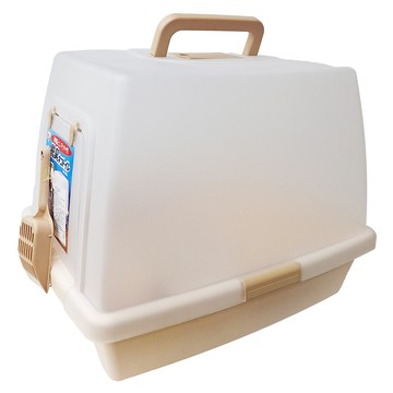 IRIS OHYAMA 愛麗思歐雅瑪 除臭貓便盆 SN520  茶色  52 x 41 x 42cm  1個