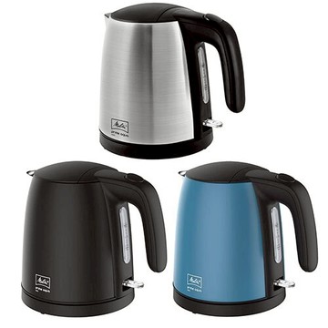 日本代購 空運 Melitta MEK18 快煮壺 電熱水壺 1L 1公升 不鏽鋼 防空燒 銀色 黑色 藍色