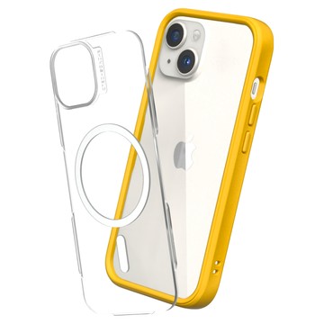 Q哥 鯊盾 手機殼  iPhone 15 Plus  杏黃  1個