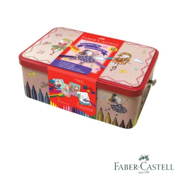 Faber-Castell 紅色系 連接筆音樂盒