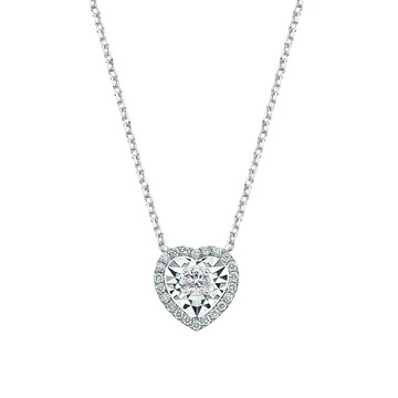Just Diamond 【Peonia Diamond】恆光-愛心 鑽石項鍊
