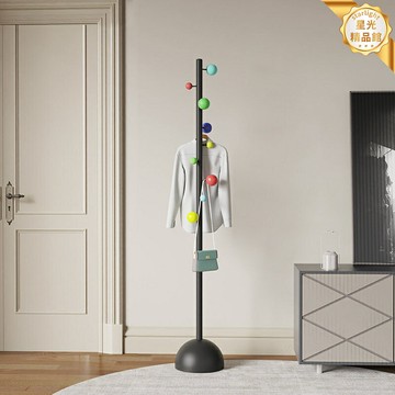 【不佔空間】落地衣帽架 掛衣架 衣架 臥室衣架 客廳衣架 玄關衣架 北歐簡約設計 實木金屬材質 小型家用 進門隨手掛