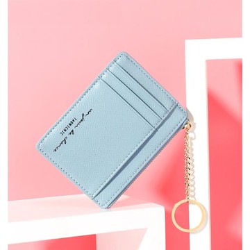 日系卡包女小巧超薄可愛簡約零錢包一體包少女心迷你學生公交卡套