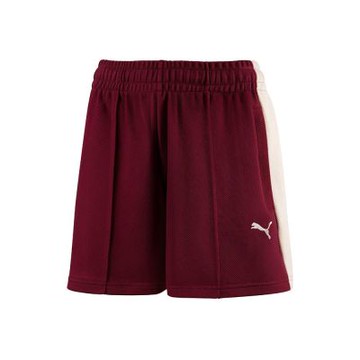 PUMA 短褲 女 休閒褲 亞規 T7 紅 63478196