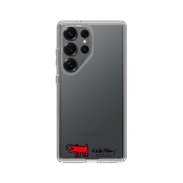 Galaxy S25 Ultra Clear 透明 - Keith Haring - Barking Dog