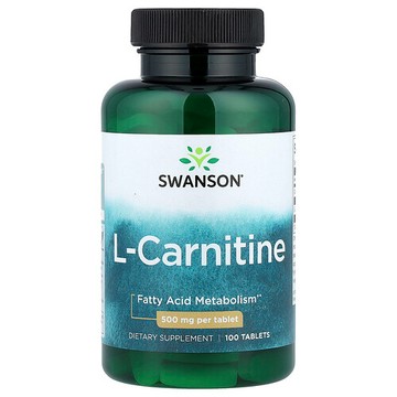 Swanson Vitamins, L-肉鹼，100 片