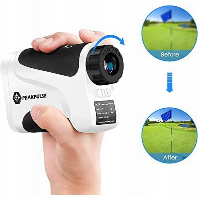 最新版】PEAKPULSE ゴルフ用 レーザー距離計 磁石搭載 節約 ゴルフ