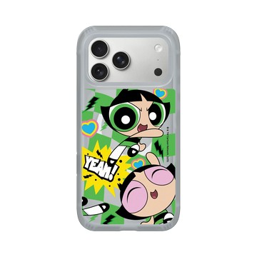 iPhone 17 Pro Max AirX 流變灰 - The Powerpuff Girls 飛天小女警 - 毛毛 - 可愛格紋款