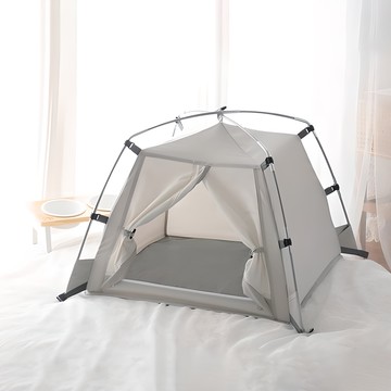 DDASUMI TENT Ttasumi寵物 戶外狗屋  1個  M(55*55*45cm)  灰色