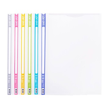 連勤 LC-314U PP A4直式U型袋附邊條(配色)/打