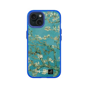 iPhone 15 Clear 激光藍 - Van Gogh Museum - 盛開的杏樹