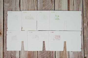 微系列-口罩收納夾組合 ( Mon.~Sun. )