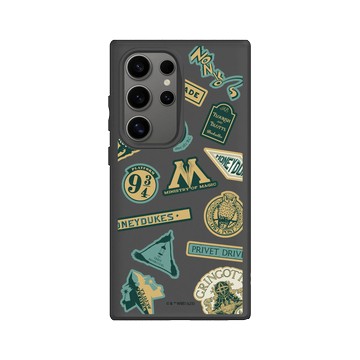 Galaxy S24 Ultra SolidSuit 黑 - 哈利波特 Harry Potter - Sticker-Wizarding World