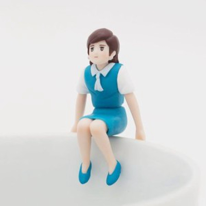 コップのフチ子さん ブルー イメチェンフチ子 通販 Lineポイント最大1 0 Get Lineショッピング