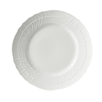 義大利 Richard Ginori 白瓷紋 圓盤 21.5cm
