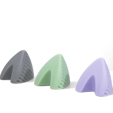 硅膠馬蹄型三角按摩器肌肉放松按摩壓力點防滑力量訓練器
