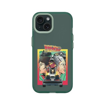 iPhone 15 Clear 憂墨綠 - Back to the future - Back To The Future Blue