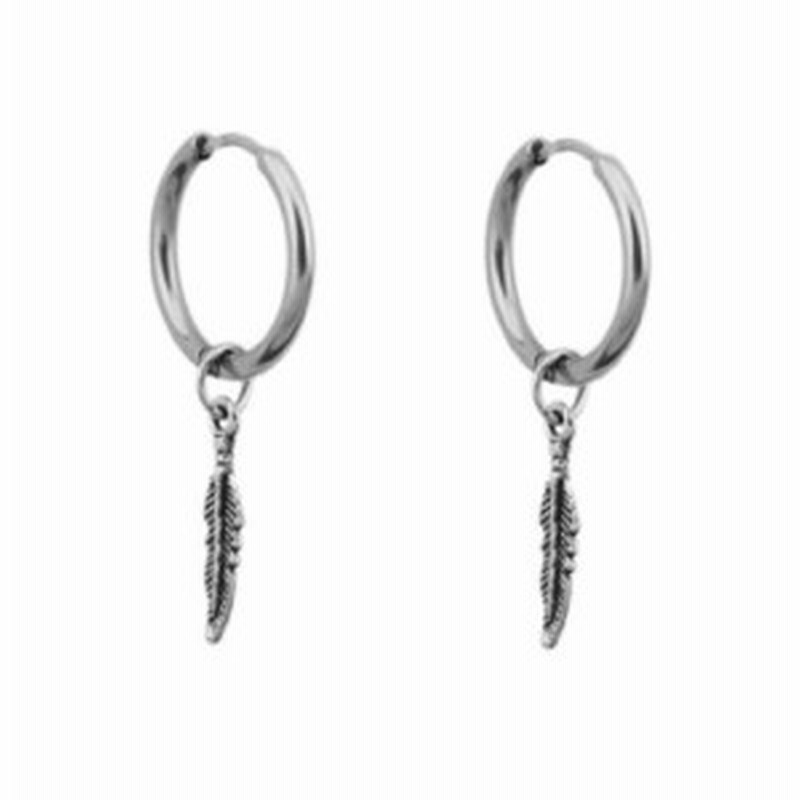 ピアス メンズ レディース Bts 防弾少年団 Jimin ジミン 着用 デザイン フープピアス フェザーピアス 羽ピアス 両耳セット 送料無料 ジミ 通販 Lineポイント最大get Lineショッピング