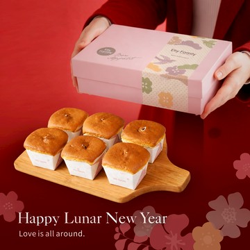 新年禮盒🎇［快速出貨］【艾立蛋糕】牛奶戚風(6入/盒)