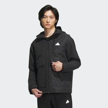 ADIDAS TH MH WV JKT 男休閒外套-黑-IT3951
