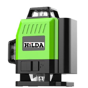 HILDA 希爾達電動工具系列 迷你款專業十六線水平儀 室內室外可見強光 綠光自動打線貼地儀