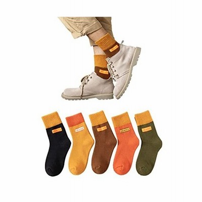 靴下 メンズ 冬 厚手ソックス 暖かい靴下 防寒 綿 タオル生地 カラフルソックス おしゃれ 男性用 くつした 秋冬保温 クルー丈 スポーツ 通販 Lineポイント最大get Lineショッピング