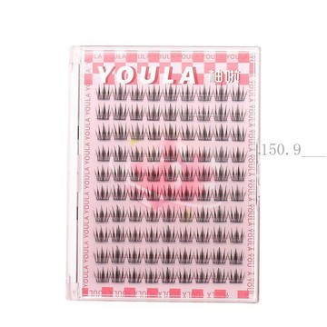 🌟臺灣出貨🌟YOULA/柚啦大容量免膠甜妹山茶花假睫毛自然單簇捲翹柔軟新手專用 假睫毛 免膠假睫毛 假睫毛 免膠水