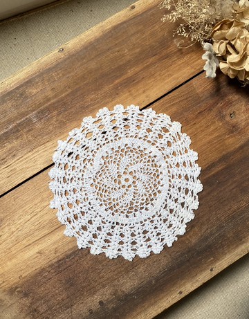 【好日戀物】德國vintage 古董手工鉤針蕾絲031氛圍感家居裝