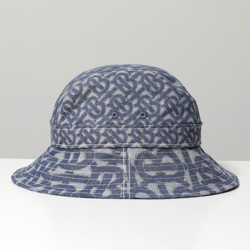 BURBERRY バーバリー バケットハット MONOGRAM PRINT DENIM BUCKET HAT