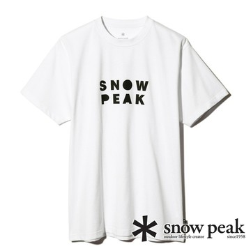 出清特價【日本 snow peak】SNOWPEAKER圓領短袖T恤『WH白』TS-U003 戶外.露營.登山
