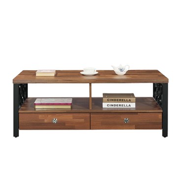 【MUNA家居】佐田集層色4尺鐵框大茶几