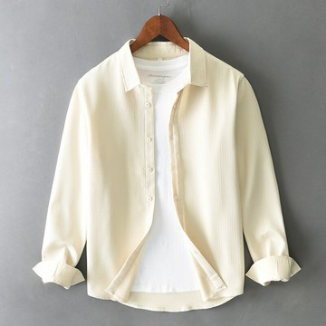 現貨+預購 男襯衫長袖上衣男商務休閒襯衫上衣-條紋休閒男裝2色74kz53【獨家進口】【米蘭精品】