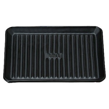 日本Meister Hand TOOLS 長型烤盤 19x25.5cm 黑色