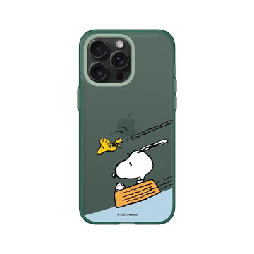 iPhone 15 Pro Max Clear 憂墨綠 - 史努比 Snoopy - 溜滑梯