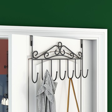 現貨門掛鉤免釘門后掛架臥室衣服掛鉤創意廚房鉤掛衣架掛鉤置物架