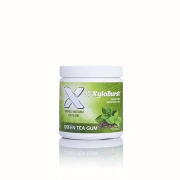 Xylitol Gum Green Tea 100 Count by Xyloburst