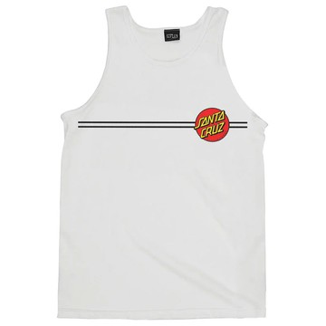 SANTA CRUZ 44151883-WHT CLASSIC DOT REGULAR TANK TOP 背心 (白色)
