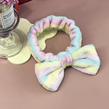 Bijoux C.洗顏髮帶（彩虹條紋）