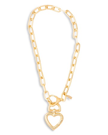 Kenneth Jay Lane Heart Pendant Necklace, 18
