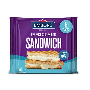 【Emborg安博格】經典起司片 (濃醇乾酪片) 100g