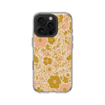iPhone 16 Pro Clear Case（相機按鈕） 透明 - Flower Press Stuido - 凝白