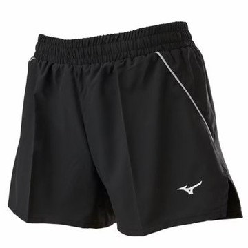 MIZUNO 美津濃 短褲 女 運動褲 路跑 黑 J2TBC76209